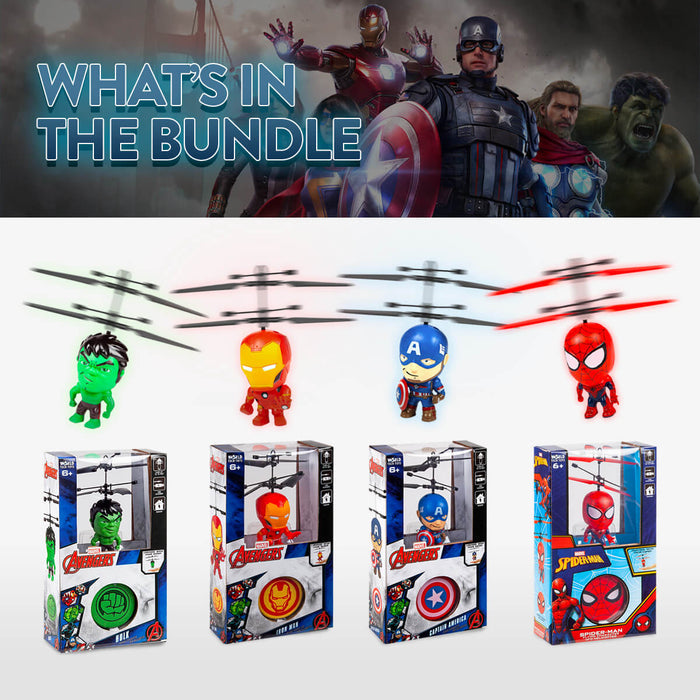 Marvel Big Head Bundle - 4 pack