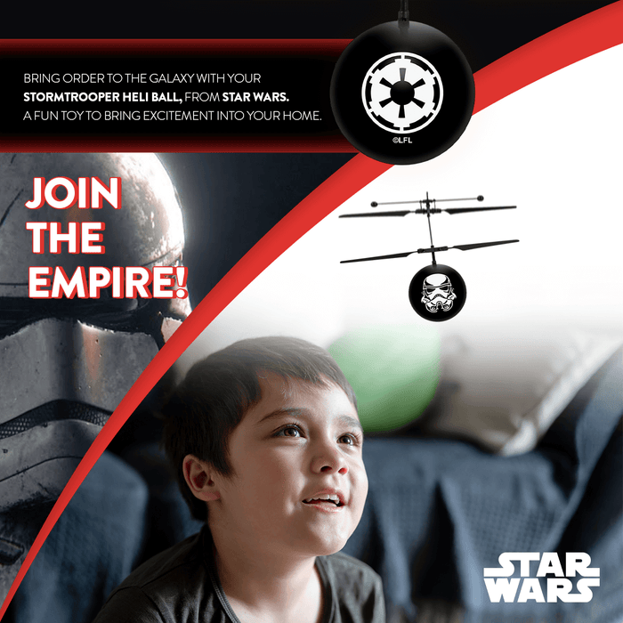 Star Wars Stormtrooper IR UFO Ball Helicopter