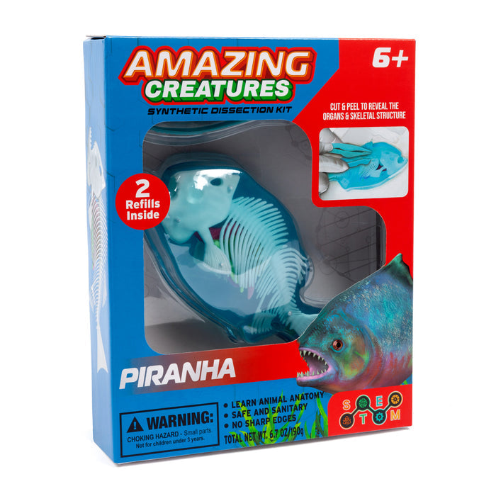 Amazing Creatures Piranha Synthetic Dissection Kit - STEM