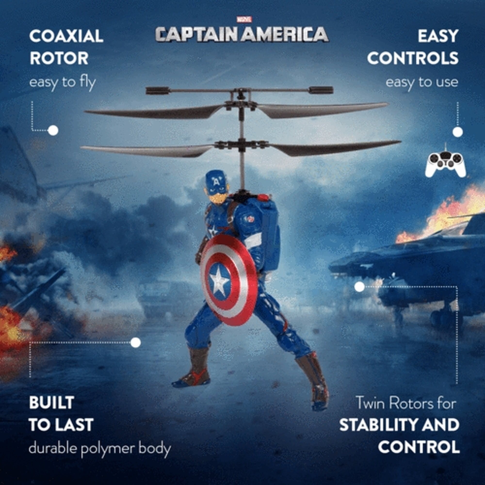Captain America RC Flying Figure