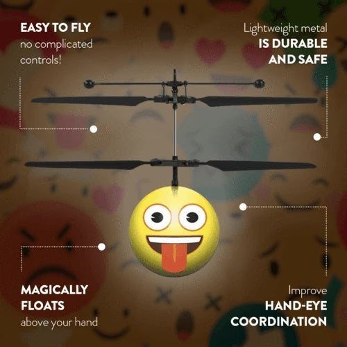 Balle Heli Emoji Crazy Face