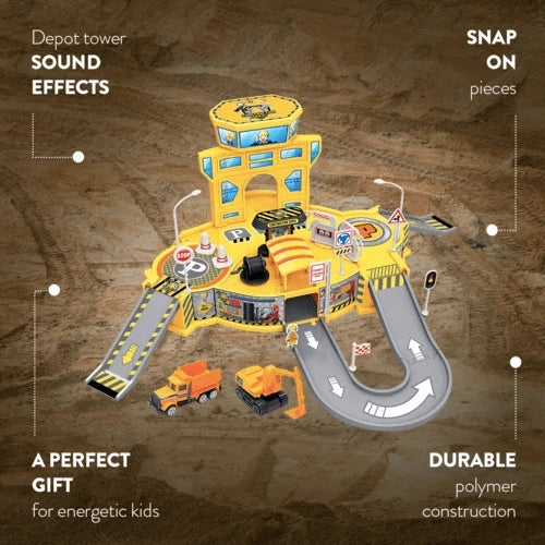 Coffret de jeu Construction Depot Cruisers moulés sous pression