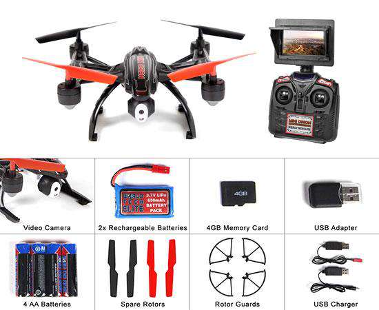 Mini Orion Spy Drone 2.4GHz 4.5 CH Picture/Video Camera RC Quadcopter