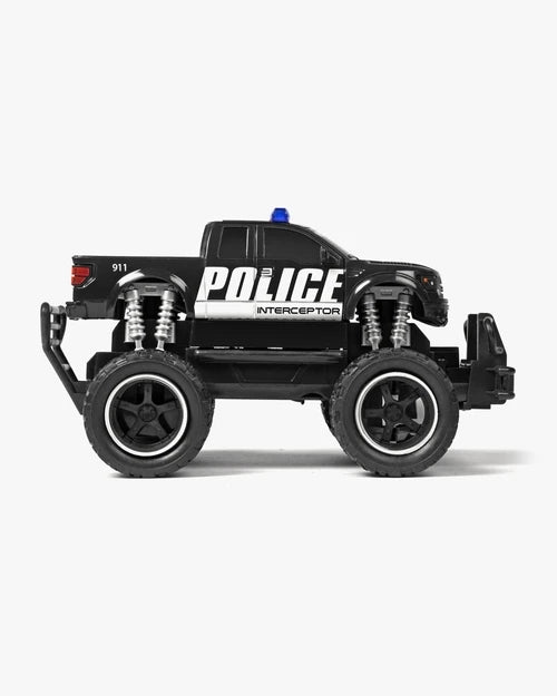 Ford F-150 Raptor + Monster Truck Police Pursuit RC [Pack Double] [1:24]