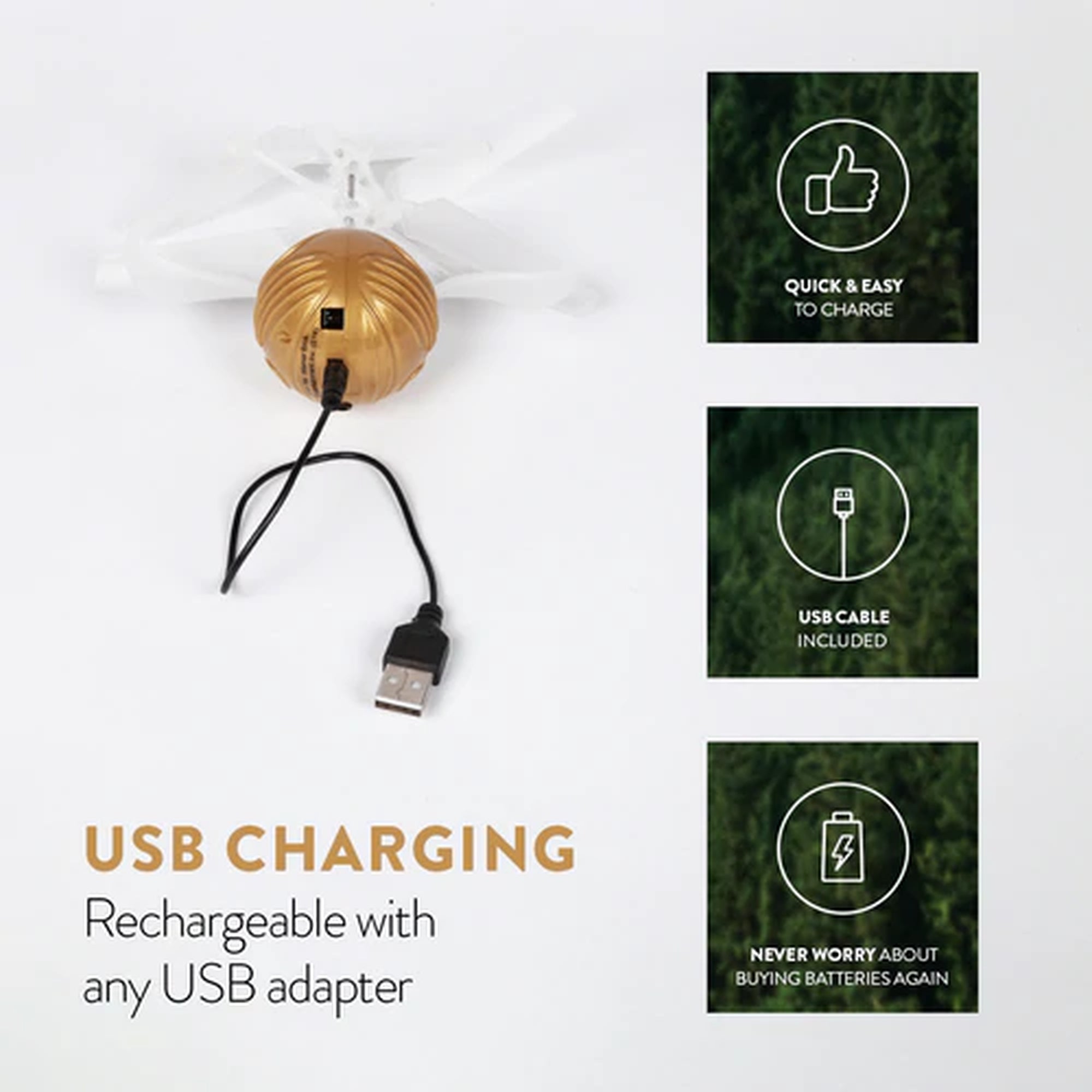 Wizarding World Golden Snitch Heliball World Tech Toys Harry