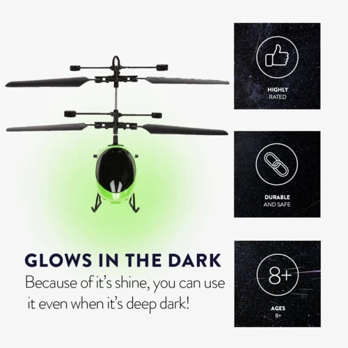 Hornet Glow in the Dark Mini Helicopter