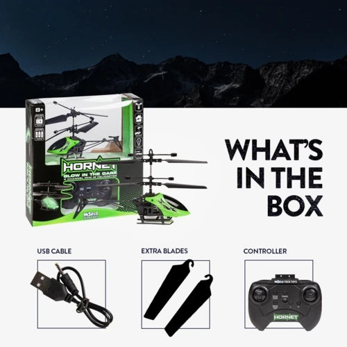 Hornet Glow in the Dark Mini Helicopter