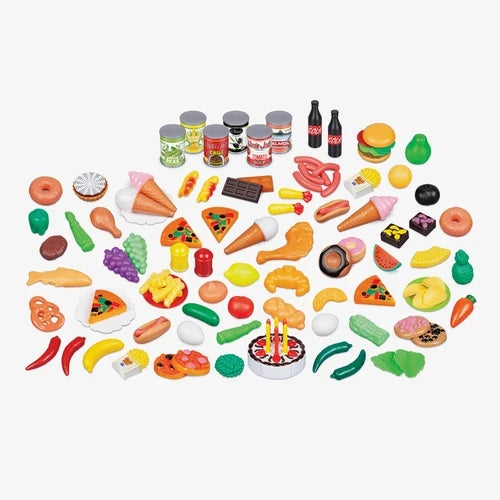 Kids Assorted Food Playset [130 Piece]