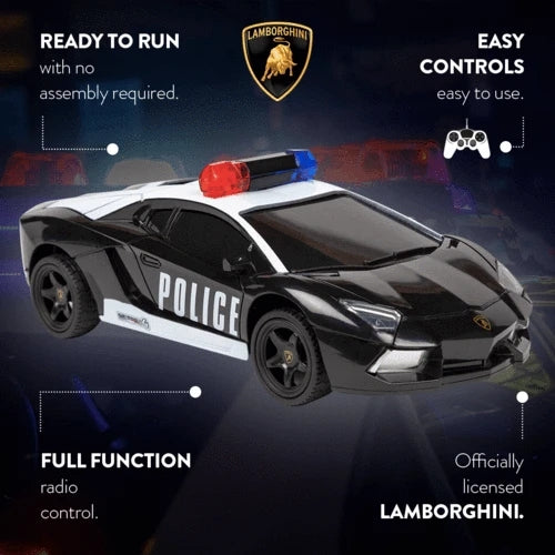 Voiture de police Lamborghini Aventador RC [1:24]