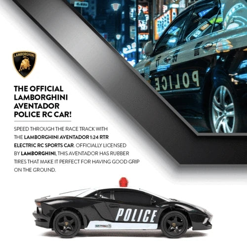 Voiture de police Lamborghini Aventador RC [1:24]