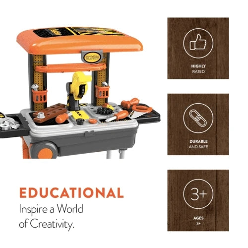 Ensemble de jeu de bagages Lil' Builder (36 pièces)