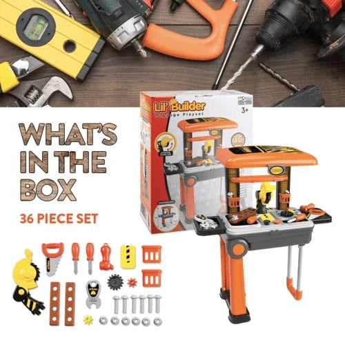 Ensemble de jeu de bagages Lil' Builder (36 pièces)