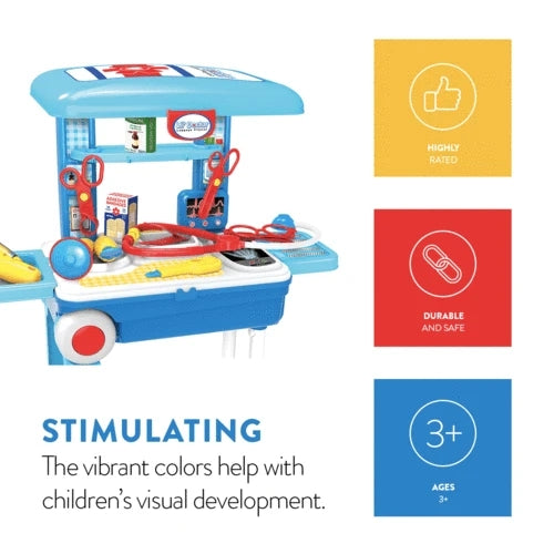 Ensemble de jeu de bagages Lil' Doctor (23 pièces)