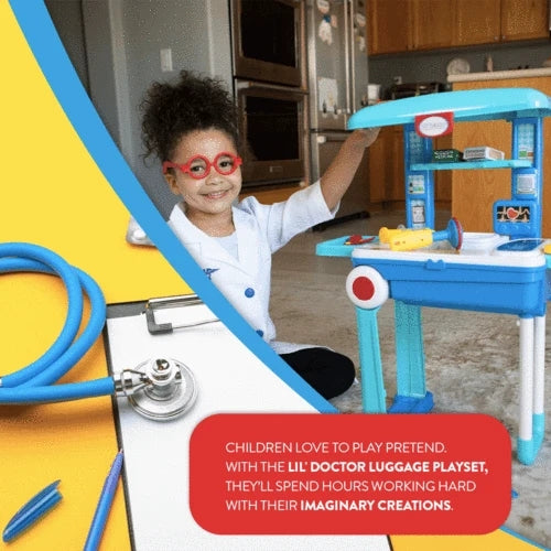 Ensemble de jeu de bagages Lil' Doctor (23 pièces)