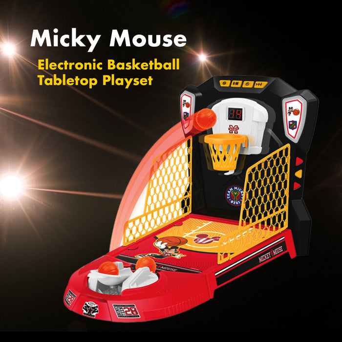 Mickey Mouse Electronic Tabletop Basketball Playset
