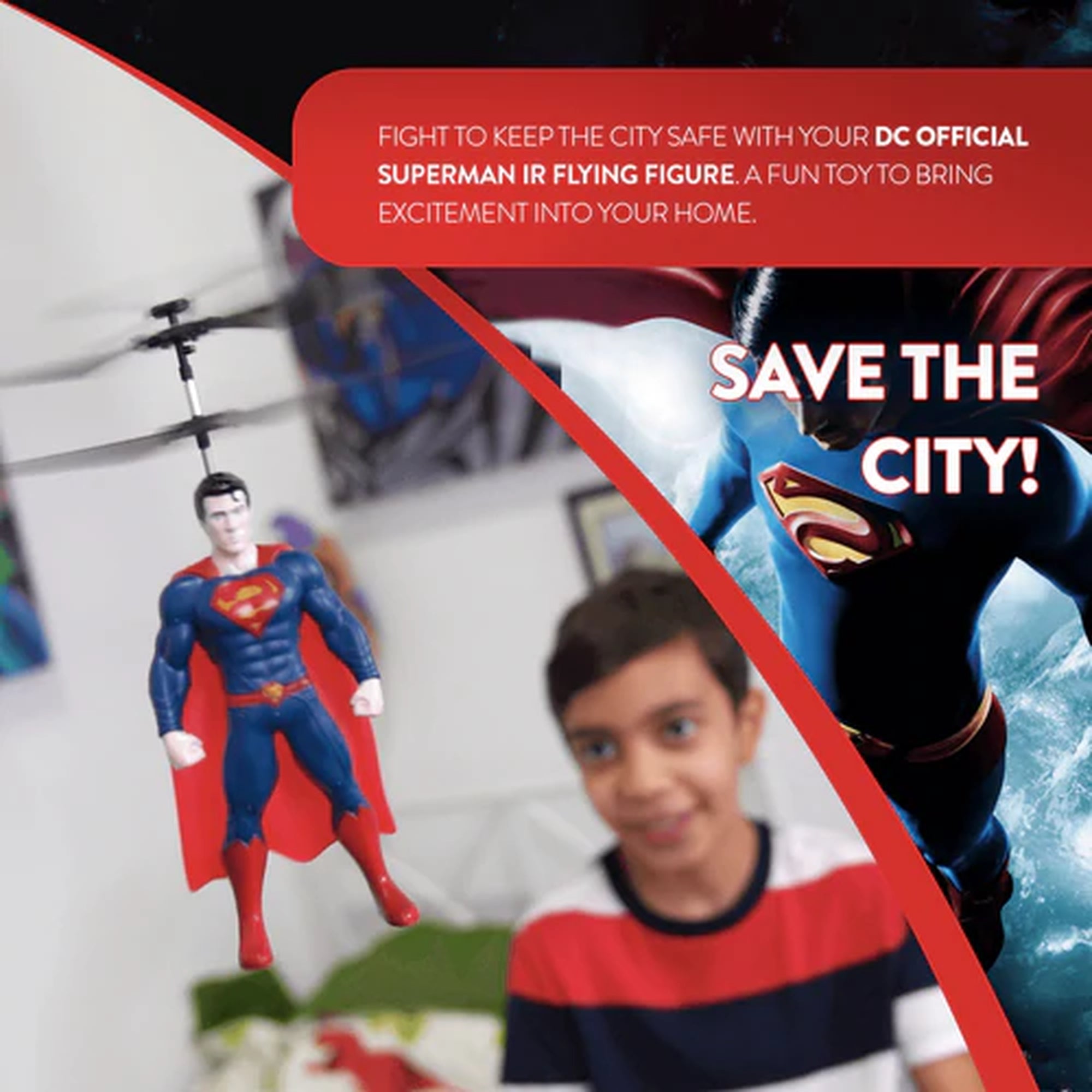 Superman IR Flying Figure