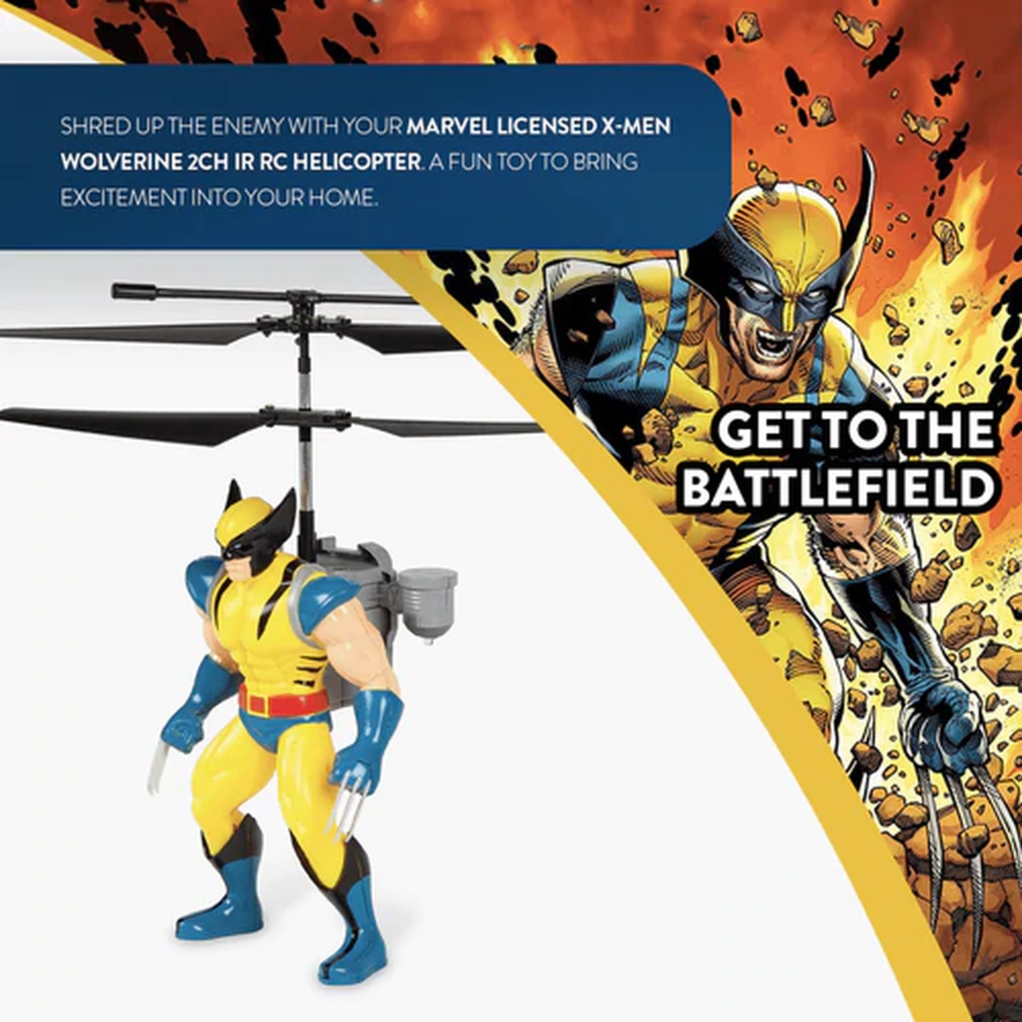Wolverine RC Flying Figure