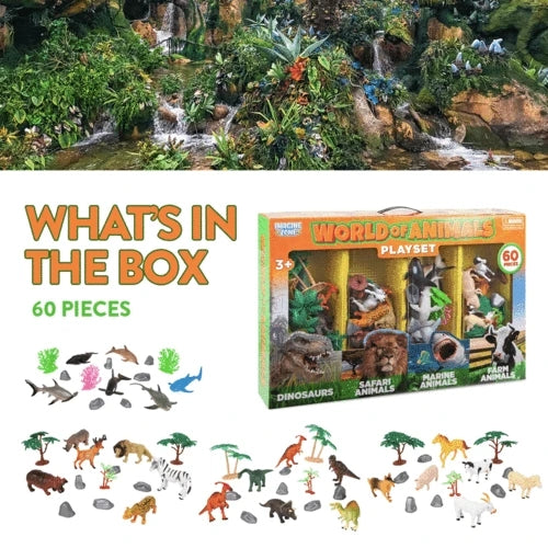 World of Animals Set [60 Pieces]