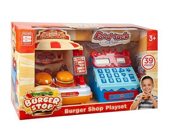 World Tech Toys Burger Stop with Cash Register Playset-Playset-Phooqy