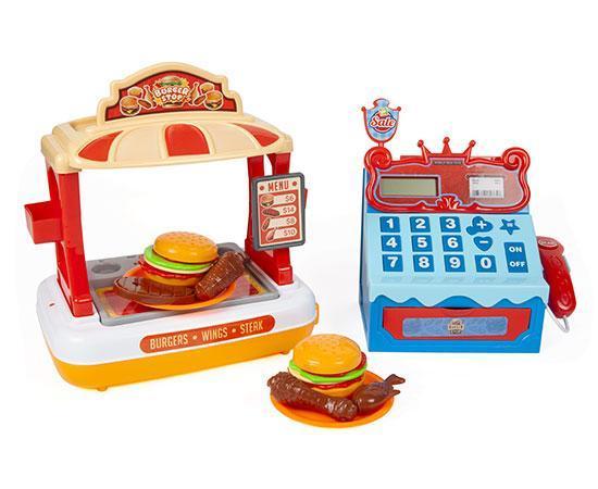 World Tech Toys Burger Stop with Cash Register Playset-Playset-Phooqy