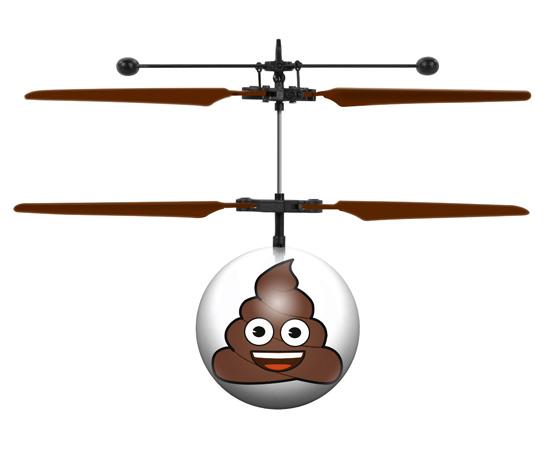 World Tech Toys Emoji Poop IR UFO Heli Ball-Heli Ball-Phooqy