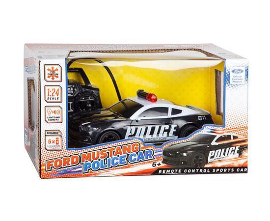 World Tech Toys Ford Mustang 1:24 RTR Electric RC Police Car-RC Drones-Phooqy
