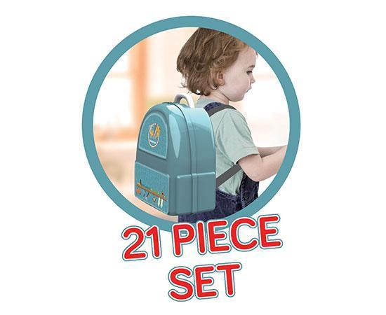 World Tech Toys Handyman Backpack 21-Piece Tool and Workbench Playset-Playset-Phooqy