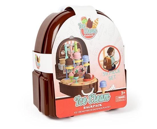 World Tech Toys Ice Cream Backpack 39-Piece Ice Cream Parlor Playset-Playset-Phooqy