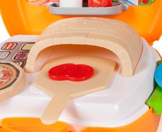 World Tech Toys Pizzeria 22 Piece Suitcase Playset-Playset-Phooqy