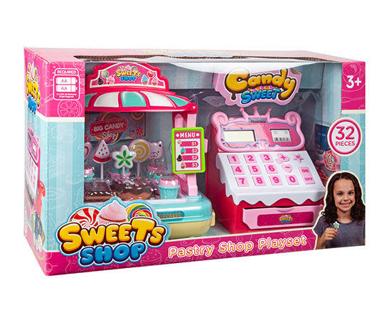 World Tech Toys Sweets Stop with Cash Register Playset-Phooqy